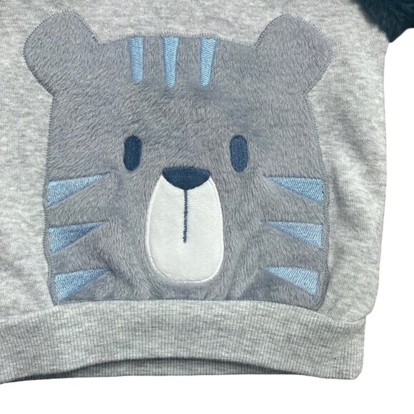 Bundle of 3 Mixed Baby Boy 3-6 months Zip Hoodie, Pajama, & Sweatshirt - Picture 11 of 13